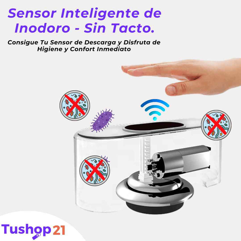 Sensor de Inodoro Botón pulsador Automático - Premium Tush™